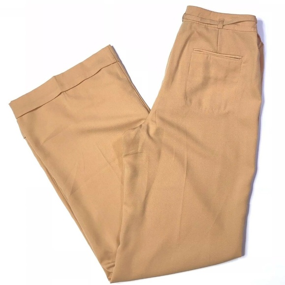 Metro Style Tan Pantsuit Set Blazer & Trousers 10T w/ Spare Button - Picture 4 of 8